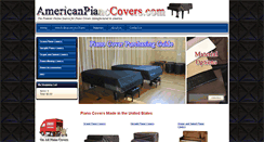 Desktop Screenshot of americanpianocovers.com